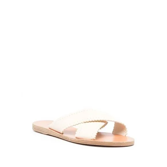 NEW ANCIENT GREEK SANDALS women's philourgos sandal in off white