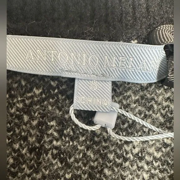 NEW Antonio Melani X Courtney Grow Cleo Argyle Sweater Boxy Dress Size Small