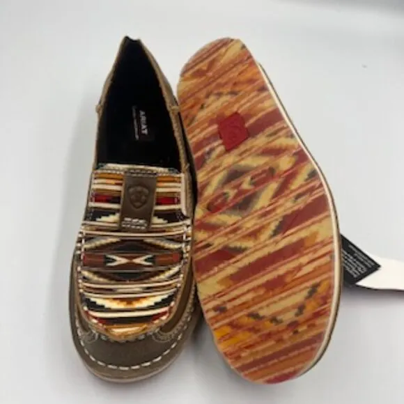 NEW Ariat Women’s Cruiser Brown Bomber Chimayo Leather Shoes Loafers Size 8 NWT