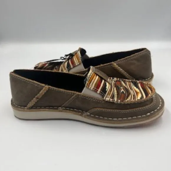 NEW Ariat Women’s Cruiser Brown Bomber Chimayo Leather Shoes Loafers Size 8 NWT