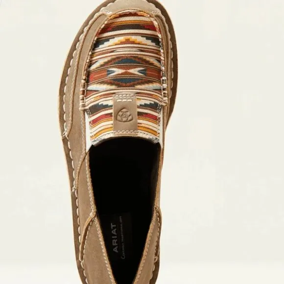NEW Ariat Women’s Cruiser Brown Bomber Chimayo Leather Shoes Loafers Size 8 NWT