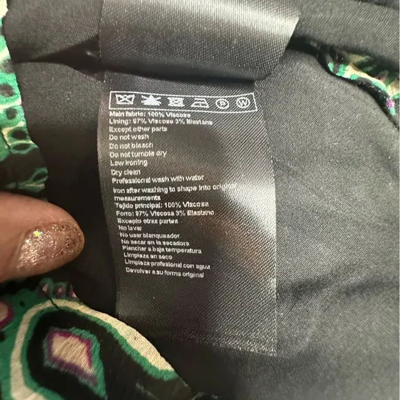 NEW BA&amp;SH Fanny Ruched Green Print Mini Dress L