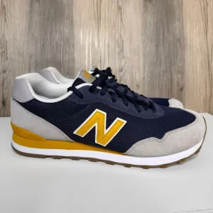 New Balance 515 Lifestyle Sneakers Mens 11.5 Blue Yellow Suede Low Top Shoes