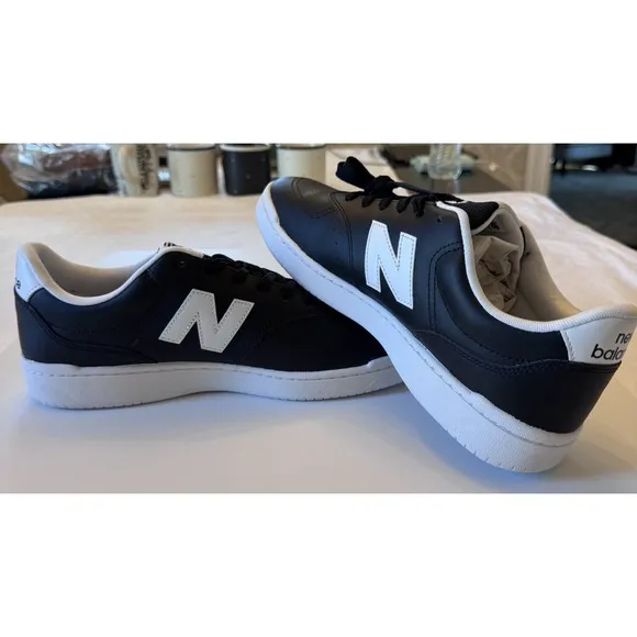 New Balance BB80 Black w/ White Logo Sneakers Mens 12 Lifestyle Casual Shoes NIB