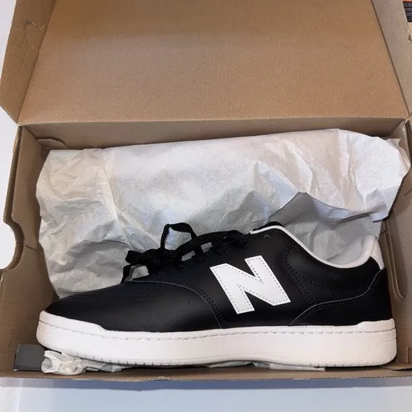 New Balance BB80 Black w/ White Logo Sneakers Mens 12 Lifestyle Casual Shoes NIB