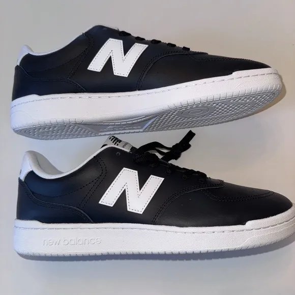 New Balance BB80 Black w/ White Logo Sneakers Mens 12 Lifestyle Casual Shoes NIB
