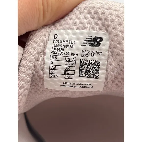 New Balance Fuel Cell Shift TR Violet Women’s Size‎ 9.5 Wide