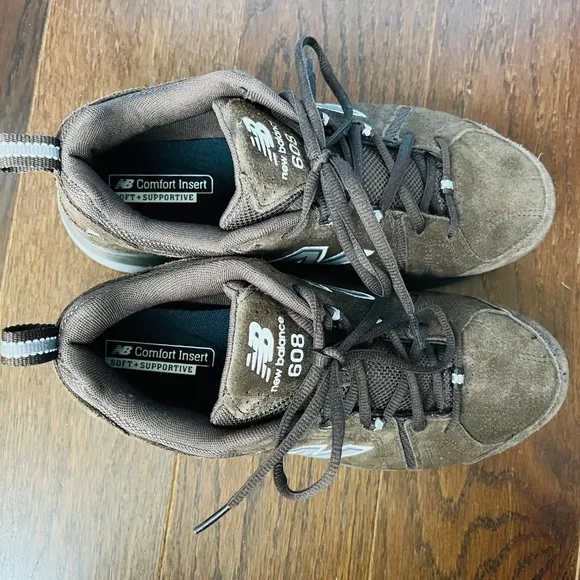 New Balance Men's 608v5 Running Sneakers Chocolate Brown Excellent Condition
