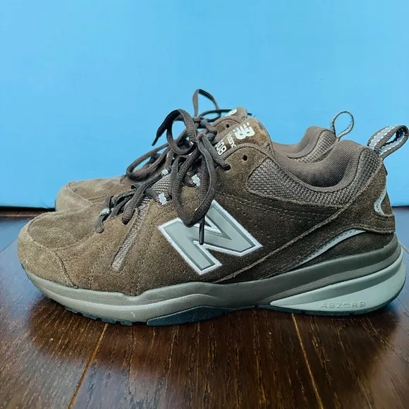 New Balance Men's 608v5 Running Sneakers Chocolate Brown Excellent Condition