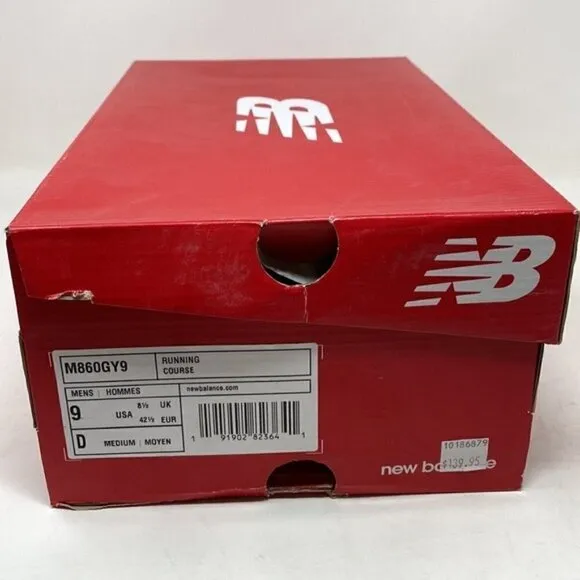 NEW BALANCE MEN'S M860GY9 GREY Running Shoes