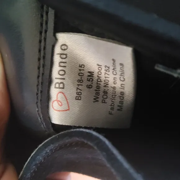 New Blondo Waterproof Black Suede Leather Over The Knee Riding Boots Size 6.5