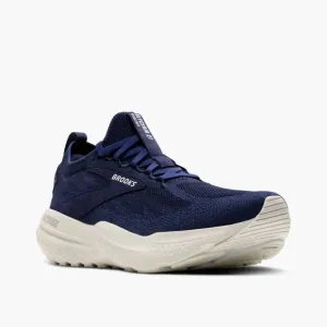 NEW BROOKS men's glycerin stealthfit shoes in navy
