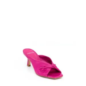 NEW CARRANO sage slide sandals in fushia