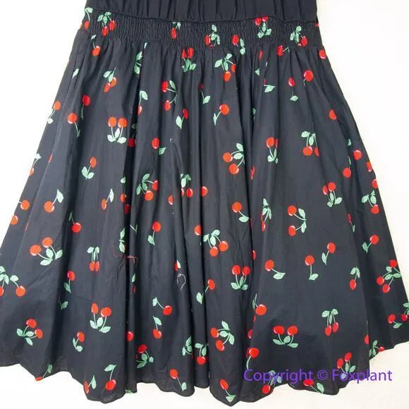 New! City Chic Cherry Desire Dress -‎ black red, women plus size 22