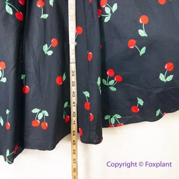 New! City Chic Cherry Desire Dress -‎ black red, women plus size 22