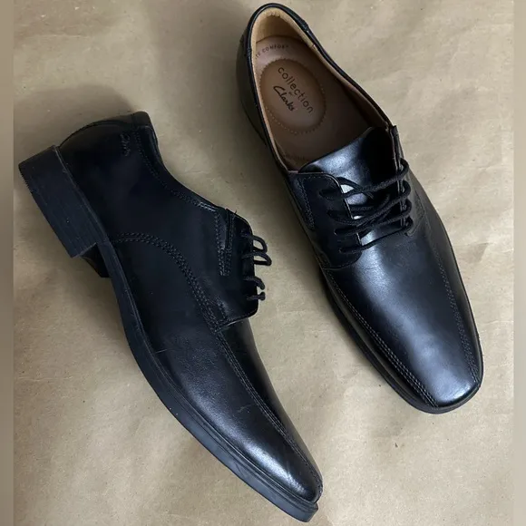 NEW Clarks Tilden Walk Leather Oxford Shoes Size 11