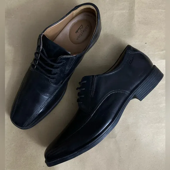 NEW Clarks Tilden Walk Leather Oxford Shoes Size 11