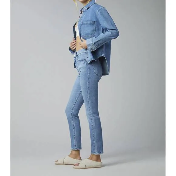 NEW DL1961 - WOMEN'S bella high rise slim in canal
