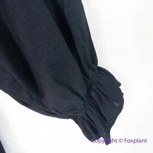 New! Eloquii‎ black Linen Maxi Day Dress, size 18/20