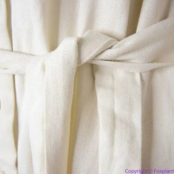NEW Eloquii Cream Linen Maxi Day Dress,‎ size 14/16