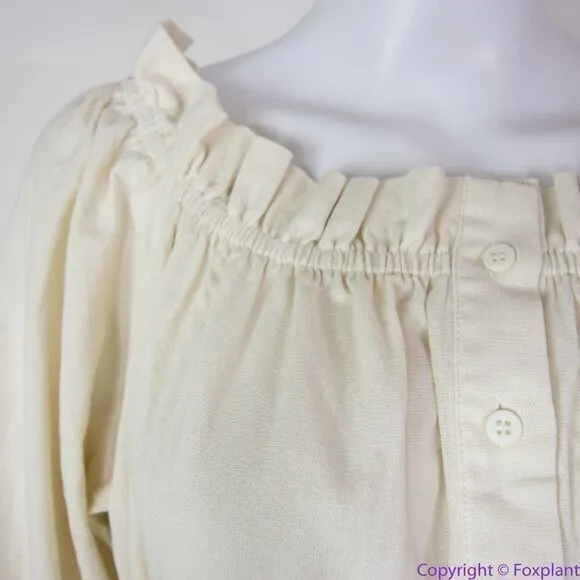 NEW Eloquii Cream Linen Maxi Day Dress,‎ size 14/16