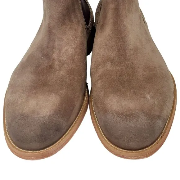 NEW Fabio De Luca Men 9 Tan Brown All Leather Suede Chukka Dress Boots Old Stock