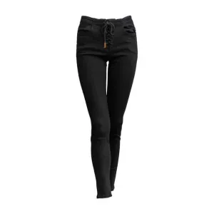 NEW FRAME corded lace le skinny jeans in film noir