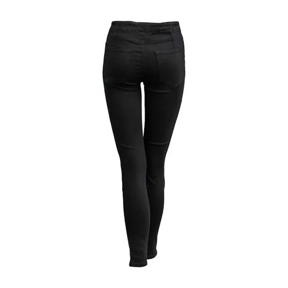 NEW FRAME corded lace le skinny jeans in film noir