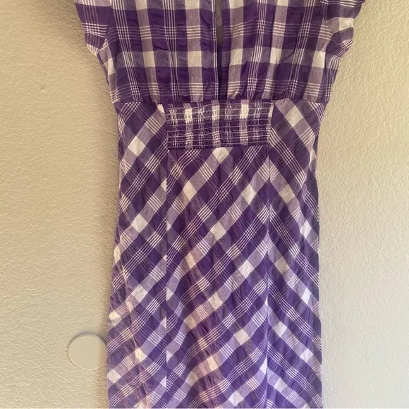 NEW Free People Natalya Midi Dress Purple White
