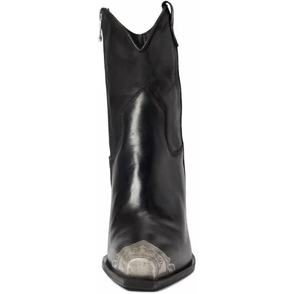 NEW FREE PEOPLE women's brayden western boot in black