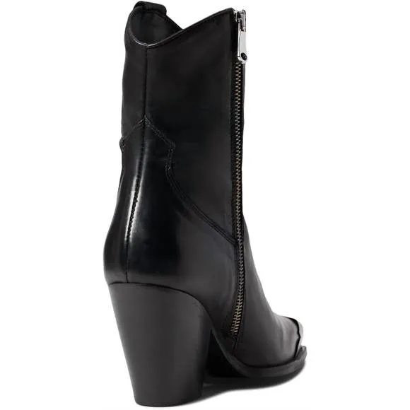 NEW FREE PEOPLE women's brayden western boot in black