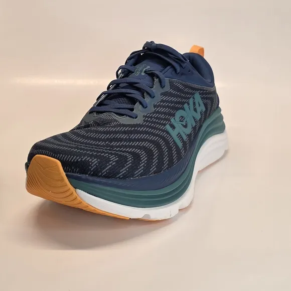 New Hoka One One  Gaviota 5 Men's Size 12 D Bluesteel  Running Shoes 1127929