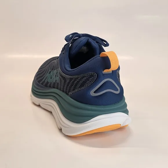 New Hoka One One  Gaviota 5 Men's Size 12 D Bluesteel  Running Shoes 1127929