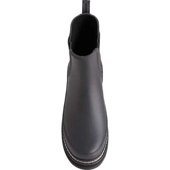 NEW HUNTER Refined Stitch Chelsea Rain Boots - Waterproof black For Women 252
