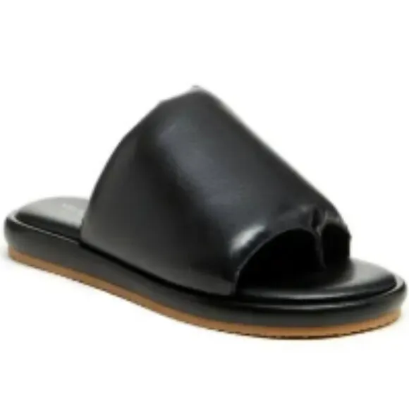 new Kelsi Dagger Brooklyn Traveler Slide Sandals  black (Anthropologie)