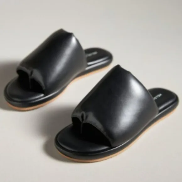 new Kelsi Dagger Brooklyn Traveler Slide Sandals  black (Anthropologie)