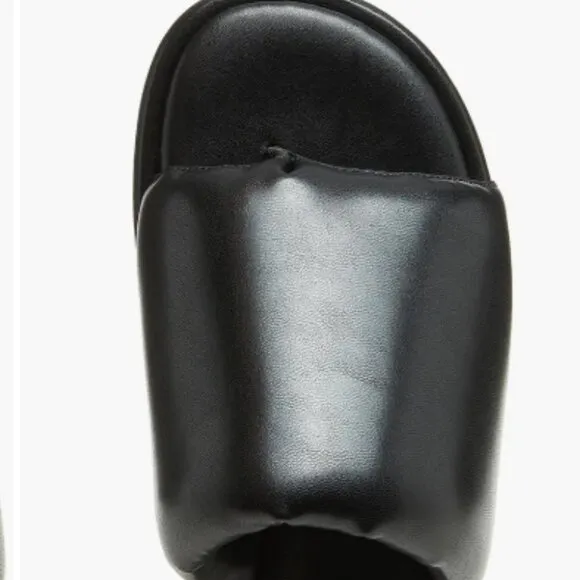 new Kelsi Dagger Brooklyn Traveler Slide Sandals  black (Anthropologie)