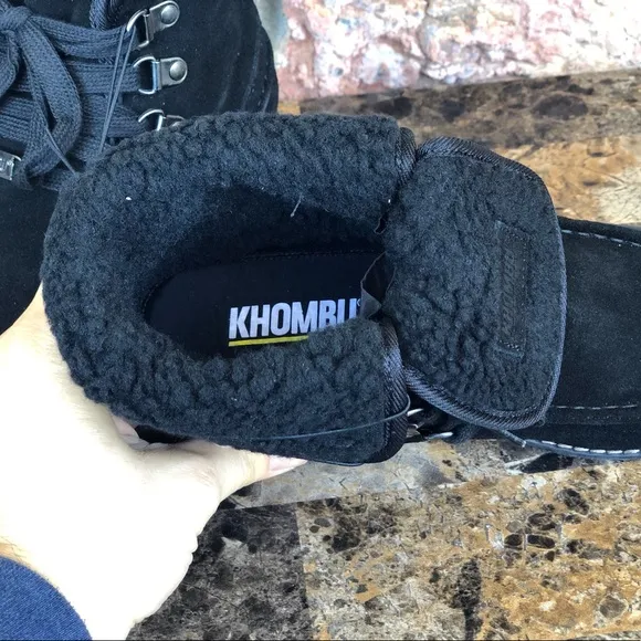 NEW Khombu Sasha Lace-Up Cold-Weather Moon boots