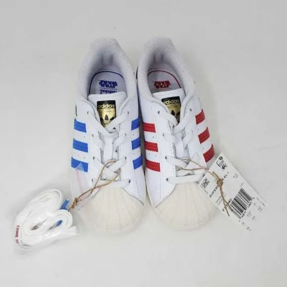 New kids 5 Adidas x Star Wars superstar El I dark side / light side sneakers