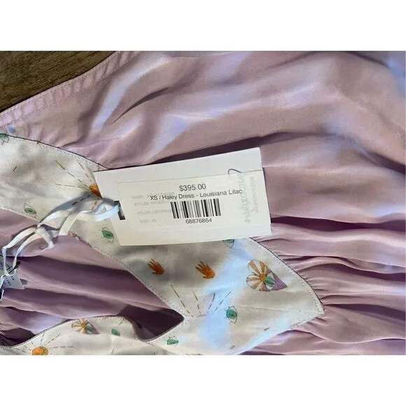 New Koch LAVENDER POLYSATIN HALEY DRESS