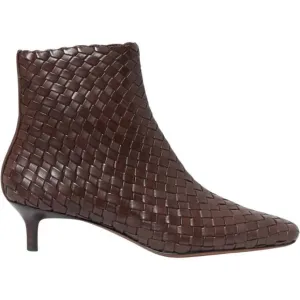 NEW LOEFFLER RANDALL women's marcella skinny ankle boots in espresso