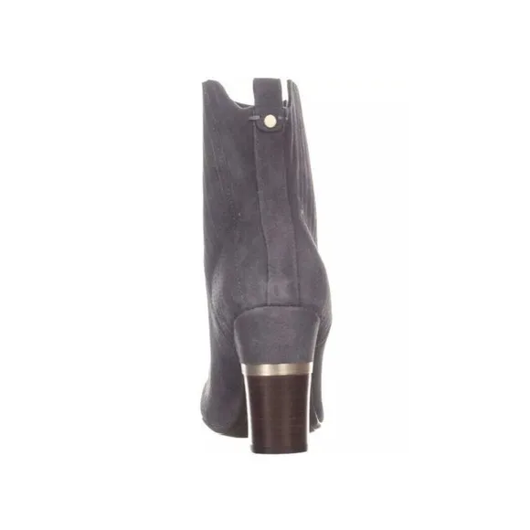 New Lucca Lane Jadia Ankle Boots Grey Suede Leather size 6 M 129$