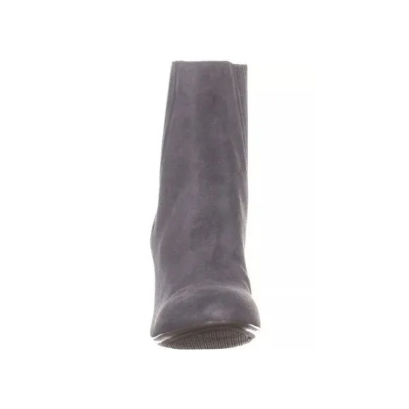 New Lucca Lane Jadia Ankle Boots Grey Suede Leather size 6 M 129$