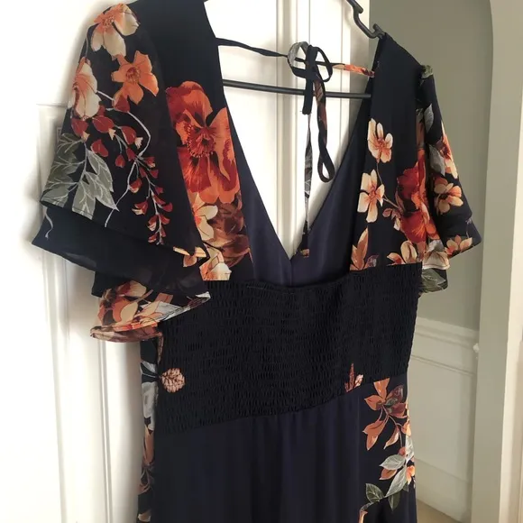 New: Lulus Midnight Mood Tiered Maxi Dress. Size Medium