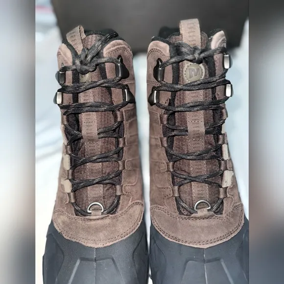 NEW-Merrell Moab Polar Hiking Boots- Men's Size 11 in Expresso J21147