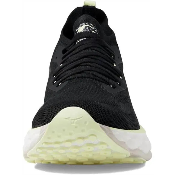 NEW MIZUNO women's wave neo ultra running shoes in undyed black-starlight
