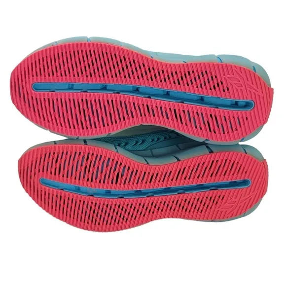 New! MSRP $110, REEBOK Zig Kinetica Running Sneaker Shoes, Aqua, Men 6, Wmn 7.5,