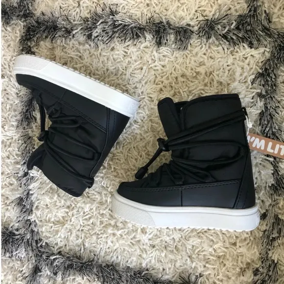 NEW Native Kid Unisex Chamonix Water Resistant booties snow toggle insulated