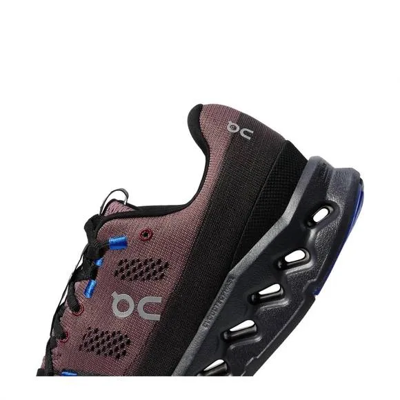 NEW ON RUNNING men's cloudsurfer running shoes in black/cobalt
