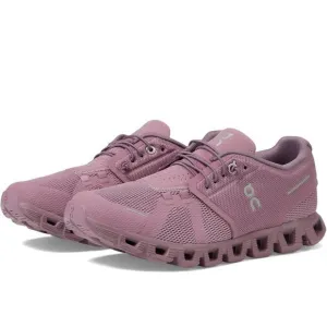 NEW ON RUNNING women's cloud 5 running shoes in fig/quartz